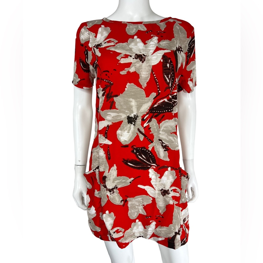 Abercrombie & Fitch AF Red Floral Dress Medium M